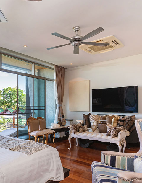 Sunshine Coast Electrician Ceiling newly installed ceiling fan